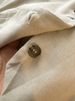 Women's Clothing Retro temperament V neck linen blended sleeveless vest vest high waist casual shorts _maomaolike.com