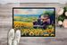 Kansas Sunflowers In Watercolor Doormat Front Door Mat Indoor Outdoor Rugs For Entryway, Non Slip Washable Low Pile, 24H X 36W_maomaolike.com