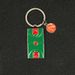 Unisex Paris Games ball pendant key chain Metal basketball court key chain_maomaolike.com