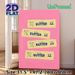 Butter Label Themed Painting Poster, Vibrant Retro-style Butter Label Pattern Poster, Playful Kitchen-inspired Decor For Home Kitchen And Dining Area_maomaolike.com