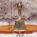 Brass Five-Pronged Vajra Three-Headed Demon-Subduing Pestle Handheld Home Living Room Ancestor Hall Bell Crafts Ornament Wholesale_maomaolike.com