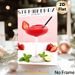 Strawberry Daiquiri Painting Poster, Bright & Vivid Cocktail Art Poster, Appealing Drink-themed Decor Suitable For Bars, Dining Areas And Home_maomaolike.com