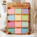 Birthday Tracker Painting Poster, Cheerful Color-coded Monthly Birthday Record Poster, Functional Design To Log Birthday Dates, Suitable For Home And_maomaolike.com