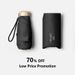 70% Off Mini Small Rain Vinyl Folding Umbrella UV Ultraviolet Protection Sun Shade Pocket Parasol_maomaolike.com