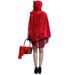 Halloween costumes, Gothic style Little Red Riding Hood, Nightclub Queen costumes, European and American export role playing costumes, stage skirts_maomaolike.com