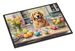 Decorating Easter Golden Retriever Doormat Front Door Mat Indoor Outdoor Rugs For Entryway, Non Slip Washable Low Pile, 24H X 36W_maomaolike.com