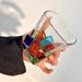 Rainbow Refraction Glossy Painted Hand-painted Design Sense Glass Beautiful Niche Handmade Whiskey Cup_maomaolike.com