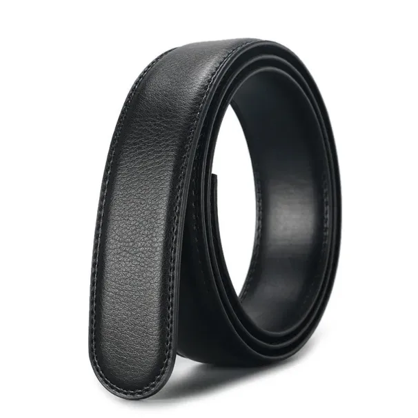 HOT 110-120cm No Buckle Designer Mens Belts Body 3.5cm Wide Ultralight Fiber High Quality Automatic Belt Men Repair_maomaolike.com