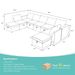 Livelylodge Modern L-Shaped Modular Sectional Sofa, Polyester Upholstery With Sturdy Wooden Frame, Comfortable Couch For Living Room Or Office, Space-Saving Design 109''L X 78''W X 34''H_maomaolike.com