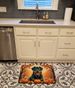 Rottweiler Fall Memory Foam Kitchen Mat Machine Washable Anti-Fatigue Mat Cushion Comfort Bath Mat Or Kitchen Rug_maomaolike.com
