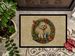 Poodle Christmas Flowers Doormat Front Door Mat Indoor Outdoor Rugs For Entryway, Non Slip Washable Low Pile, 24H X 36W_maomaolike.com