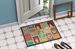 Lots Of Orange Pomeranian Doormat Front Door Mat Indoor Outdoor Rugs For Entryway, Non Slip Washable Low Pile, 24H X 36W_maomaolike.com