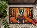 Pit Bull Terrier Fall Doormat Front Door Mat Indoor Outdoor Rugs For Entryway, Non Slip Washable Low Pile, 24H X 36W_maomaolike.com