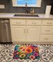 Gerbera Daisies In Color Memory Foam Kitchen Mat Machine Washable Anti-Fatigue Mat Cushion Comfort Bath Mat Or Kitchen Rug_maomaolike.com