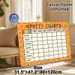 Potty Chart Painting Poster, Vibrant Colorful Dotted Cheerful Design Poster, Practical Tool To Track Potty Training Progress, Ideal For Bathroom_maomaolike.com