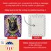 Belgian Sheepdog King Of Mardi Gras Porcelain Ornament Christmas Tree Hanging Decorations For Home Christmas Holiday, Rectangle, Gift, Multicolor_maomaolike.com