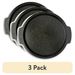 (3 Pack) Thyme & Table 14" Non-Stick Pizza Pan - Black_maomaolike.com