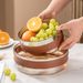 Luxury High-End Plate For Home Living Room, High-Value Crystal Glass Snack Dessert Dried Fruit Plate, 2025 New Model_maomaolike.com