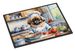 Pekingese The Chef Doormat Front Door Mat Indoor Outdoor Rugs For Entryway, Non Slip Washable Low Pile, 24H X 36W_maomaolike.com
