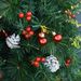 22.5in Christmas Tree 2-Pack Outdoor Pre-Lit Artificial Pine Cordless With 24 Warm White Lights And Stakes_maomaolike.com