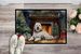 Old English Sheepdog Cozy Christmas Doormat Front Door Mat Indoor Outdoor Rugs For Entryway, Non Slip Washable Low Pile, 24H X 36W_maomaolike.com