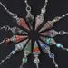 Natural Stone Spirit Pendulum Pendant Latticed Chain Energy Luck Mysterious Reiki Resin For Jewelry Making Accessories_maomaolike.com