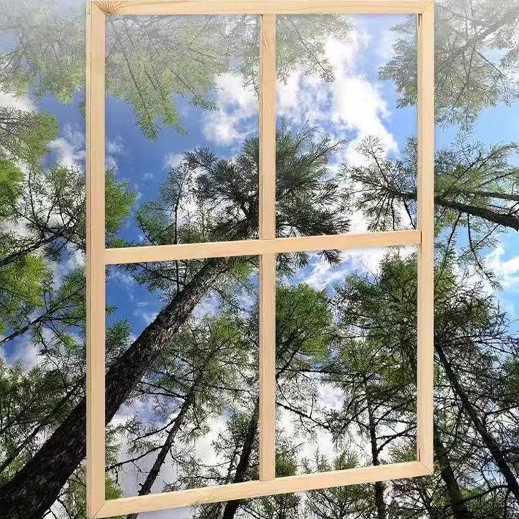 DIY Handmade Framing Solid Wood Outer Digital Oil Painting Mounting Frame Wall Hanging Tapestry_maomaolike.com