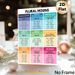 Plural Nouns Educational Painting Poster, Clear-structured Colorful Categorized Grammar Poster, Helps Master English Plural Noun Rules, Ideal For_maomaolike.com
