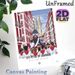 Bayonne Festival Parade Painting Poster, Vibrant Flat-style Festive Street Scene Poster, Captures Lively Holiday Gathering Atmosphere, Ideal For Home_maomaolike.com