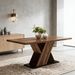 Dining Table, Wood Kitchen Dinner Table For 4-6_maomaolike.com