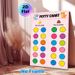 Potty Chart Painting Poster, Cute Cartoon Animal & Colorful Dot Design Poster, Practical Tool To Track Potty Training Progress, Ideal For Bathroom_maomaolike.com
