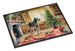Irish Wolfhound Christmas Cookies Doormat Front Door Mat Indoor Outdoor Rugs For Entryway, Non Slip Washable Low Pile, 24H X 36W_maomaolike.com