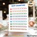 Skip Counting Educational Math Painting Poster, Colorful Structured Number Sequence Poster, Aids Skip Counting Learning Ideal For Classroom, Study_maomaolike.com