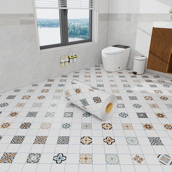 Bathroom Waterproof Non-Slip Self-Adhesive Toilet Kitchen Universal Wear-Resistant PVC Floor Thick Renovation Stickers_maomaolike.com