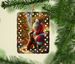 Irish Setter And Santa Claus Porcelain Ornament Christmas Tree Hanging Decorations For Home Christmas Holiday, Rectangle, Gift, Multicolor_maomaolike.com