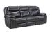 Electric Power Loveseat Recliner, Leather Power Reclining Sofa With USB Ports, Cup Holders For Living Room-Black_maomaolike.com