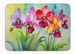 Orchids In Watercolor Memory Foam Kitchen Mat Machine Washable Anti-Fatigue Mat Cushion Comfort Bath Mat Or Kitchen Rug_maomaolike.com