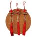 Brass Gourd Pendant Car Ornament Door Head Pure Copper Hollow Fortune Hanging Decoration Tassel Chinese Knot_maomaolike.com