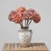 Flowers, burnt edge large hydrangea, retro oil painting sense, home hotel wedding decoration floral art_maomaolike.com