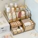 Acrlic Cosmetic Storage Box High-End Desktop Ins Stle Classification Organizer Dressing Table Shelf Transparent_maomaolike.com