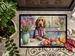 Decorating Easter Otterhound Doormat Front Door Mat Indoor Outdoor Rugs For Entryway, Non Slip Washable Low Pile, 24H X 36W_maomaolike.com