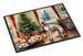Weimaraner Christmas Cookies Doormat Front Door Mat Indoor Outdoor Rugs For Entryway, Non Slip Washable Low Pile, 24H X 36W_maomaolike.com