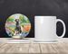 Weimaraner Spring Path Large Sandstone Coasters Pack Of 4 Absorbent Round Coasters Decor Gifts For Men Or Women, 4 In, Multicolor_maomaolike.com
