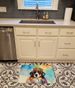 Bernese Mountain Dog Hippie Dawg Memory Foam Kitchen Mat Machine Washable Anti-Fatigue Mat Cushion Comfort Bath Mat Or Kitchen Rug_maomaolike.com