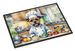 Border Terrier The Chef Doormat Front Door Mat Indoor Outdoor Rugs For Entryway, Non Slip Washable Low Pile, 24H X 36W_maomaolike.com