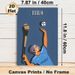 Dublin Hurling Painting Poster, Minimalist Flat-Style Illustrated Hurler With Hurley & Sliotar Poster, Sporty Wall Decor For Living Room, Sports Bar_maomaolike.com