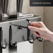 Jibaiju Gun Gray Storage Rack No-Drill Kitchen Household Multi-Functional Knife And Chopstick Organizer_maomaolike.com