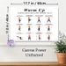 Warm-up Exercises Painting Poster, Clear Minimalist Illustrated Workout Guide Poster, Practical Warm-up Reference Ideal For Home Gym, Fitness Studio_maomaolike.com