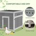Wooden Duck Coop With Openable Roof, Removable Floor, Double Doors, Ramp, For 2-4 Ducks, Chickens, 25" X 32" X 30"_maomaolike.com