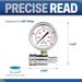 ESSENTIAL WASHER Pressure Washer Gauge Kit 5800 PSI, 3/8 Inch Quick Connect With Plug, Pressure Gauge For Power Washer_maomaolike.com